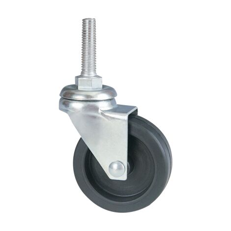 20 x RUOTA MOBILE D 50 MM GOMMA 220/B PERNO 8MAX30