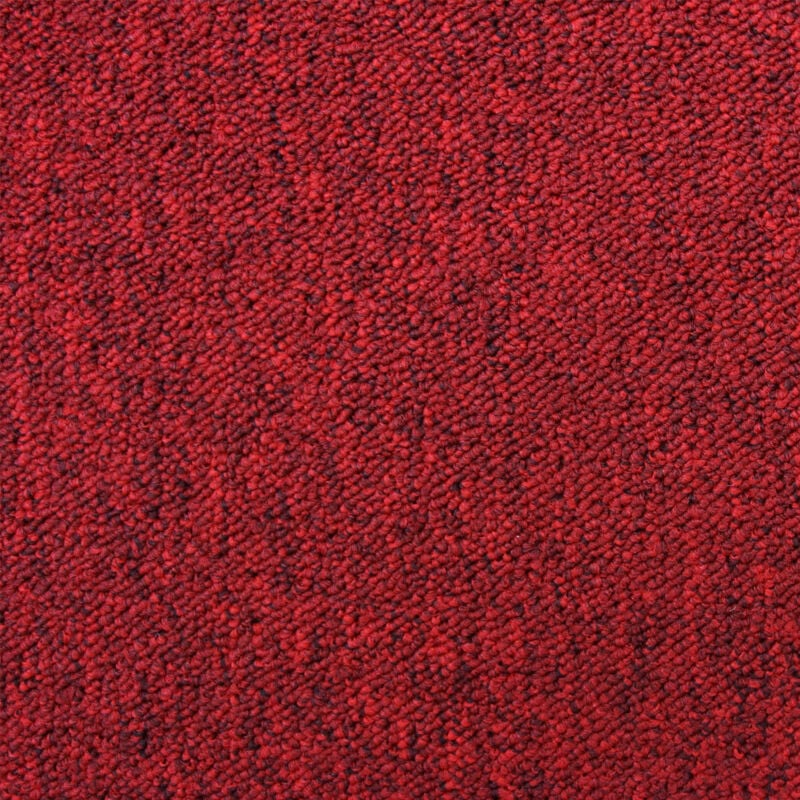 20 x Scarlet Red Carpet Tiles 5 Square Metres Commercial Hard