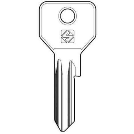 20 x SILCA CS120 CHIAVE PROFILO OTTONE