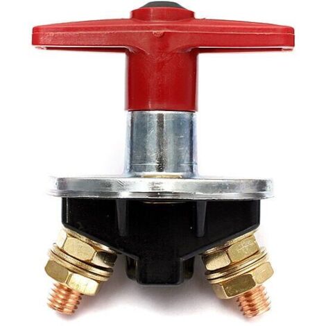 200 Amp Fixed Key Battery Isolator, Cut-Off Switch, 12V/24V Heavy Duty Electrical Switch