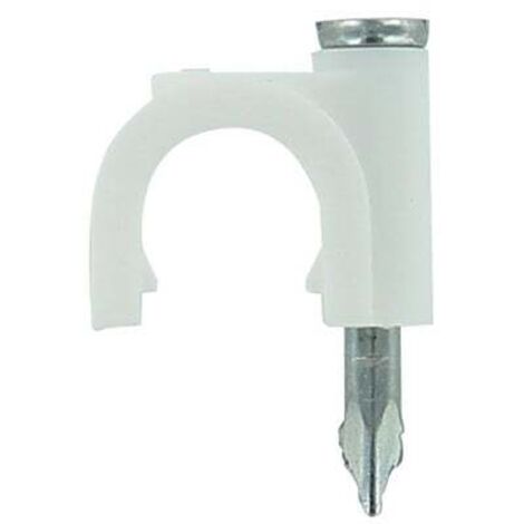 200 attaches pontet pour câbles et conduits Ø8 mm - Ram
