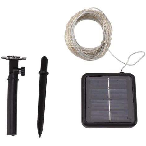 200 Bandes Lumineuses Solaires à LED, Hauteur Réglable, Cordons Lumineux étanches pour Terrasse, Piscine, Fête dans la Jungle Hawaïenne, Bar, Plage