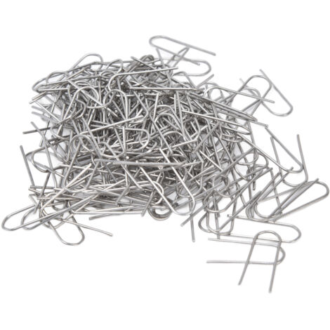 200 Biegeringe aus Nickel-Chrom-Legierung, U-Haken für Anhänger, Keramikschmuck und Glasfusion