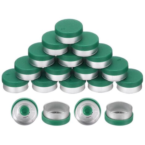 200 bouchons à clapet anti-bavures verts, 20 mm