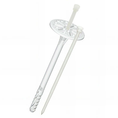 Fixtout – Lot de 200 chevilles d'isolation KI 140 pour béton armé – Longueur 140 mm, diamètre 10 mm – Fixation solide jusqu'à 80 mm d'épaisseur