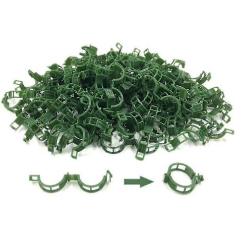 200 clips pour plantes, clips pour tomates, clips pour treillis, pour concombres, courges et vignes