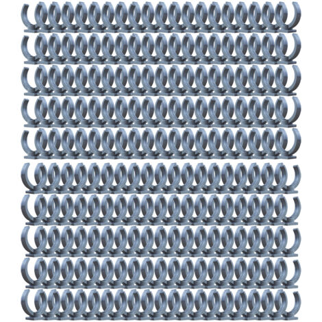200 colliers lyre pour tube PVC Ø40 - First Plast