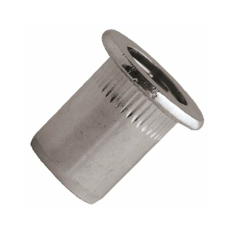 Finish - Ecrou a sertir inox a2 tete reduite m4 x 10 mm - boite de 200