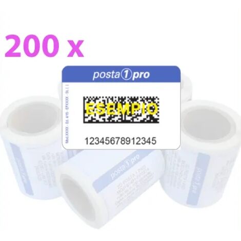 MM_UNVERIFIED_BRAND 200 Etichette Adesive Posta1Pro Posta 1 Pro 2IMA (solo per spedire in Italia)