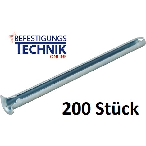 EN PRODUKT 200 Expressnägel 6,0x50mm Blitzdübel Blitzanker Blitznagel Schlagdübel"-"TEXN06050