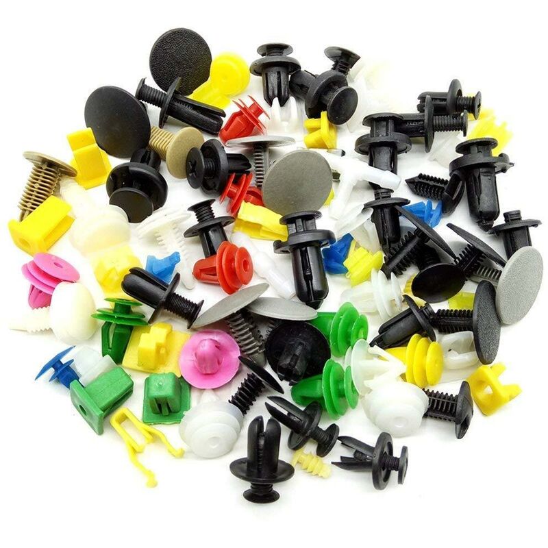 

200 grapas plastico,clips de plastico de carroceria coches universal,remaches