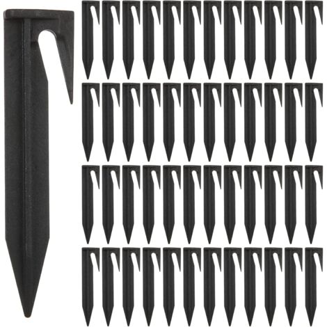 200 Ground Pegs – Robot Lawnmower, Lawn Borders & Pet Fence Anchors