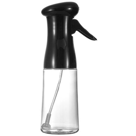 200-ml-Ölsprüher, Sprühflasche zum Kochen, Grillen und für Salate, schwarzer PP/PET-Kunststoff