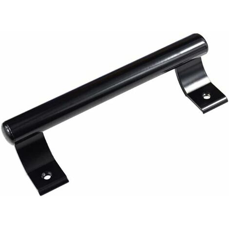 200 mm Aluminiumlegierung Schiebetürgriff Balkon Glastürgriff Badezimmerschrank Türgriff Lagertürgriff Moderner Metallgriff (Schwarz)