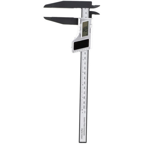 200-mm-Elektronikmesskoffer mit 75-mm-Messbacke und Solarpanel