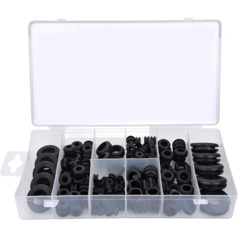 200 pcs caoutchouc oeillet ensemble harnais fil joint