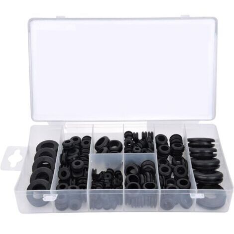 200 pcs caoutchouc oeillet ensemble harnais fil joint