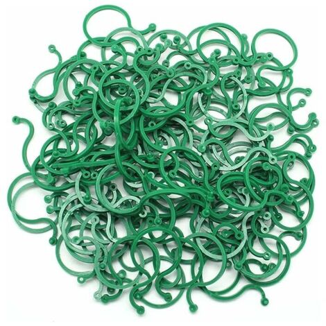 200 Pcs Clips de Jardin Support pour Plantes Clips Twisty Plante Anneaux pour Les Plantes grimpantes.
