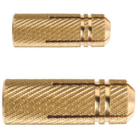 200 pcs T51 M5 Bouchons en laiton Elematic Bouchon d&39ancrage 6,5x21 mm