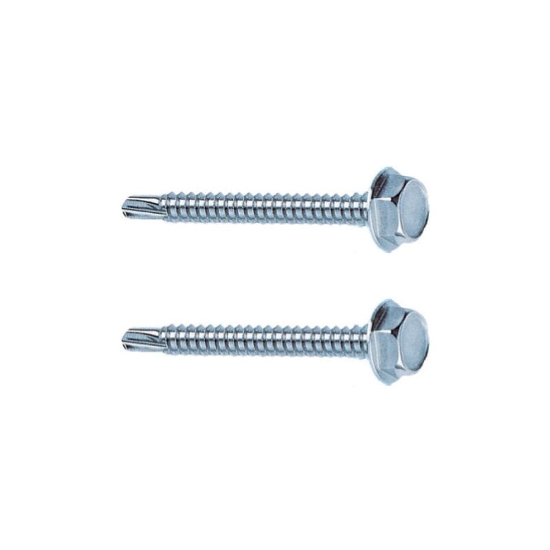 200 pcs vis autoperceuses vis drillex tec avec collier k 8 mm 5,5x45