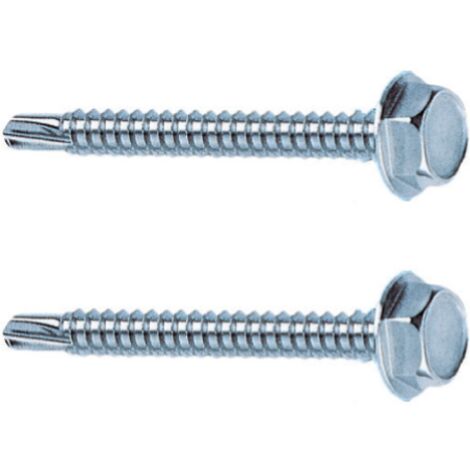 200 pcs vis autoperceuses vis drillex TEC avec collier K 8 mm 5,5x45