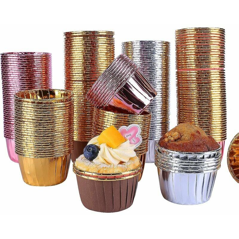 Soleil - 200 Pezzi Pirottini per Cupcake, Teglie
