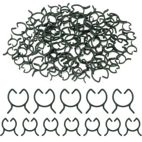 200 Pièces Clips de Support pour Plantes,Attache en Plastique Clips Plante,Clips de Fixation Plantes Grimpantes,Clips de Jardin,pour Fruit,Légume，Tomates-M＋L