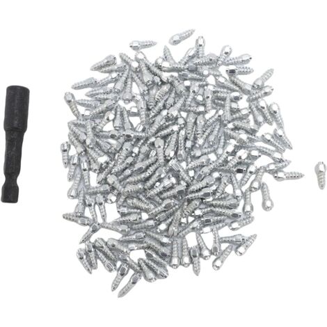 200 PIÈCES Goujons de Pneu de 12mm, Pointes de Neige