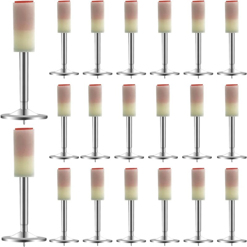 Rapanda - 200 Pièces Pistolet à Clou Béton Manuel, Mini Pistolet à Clous, Round Nails for Steel Cloueur Beton, 7.3 mm - L'outil Parfait pour Tous Vos