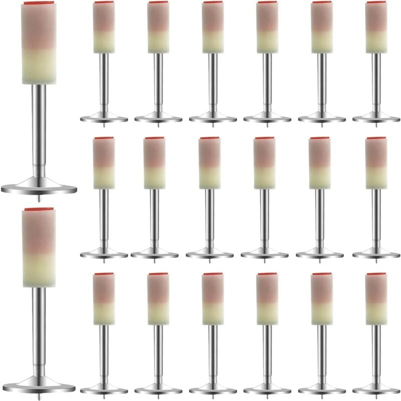 Aafgvc - 200 Pièces Pistolet à Clou Béton Manuel, Mini Pistolet à Clous, Round Nails for Steel Cloueur Beton, 7.3 mm - L'outil Parfait pour Tous Vos
