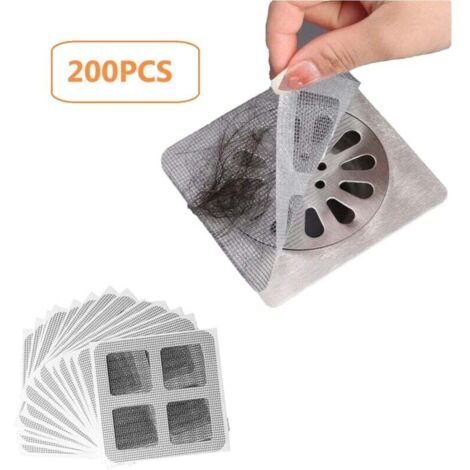 200 piezas de pegatinas desechables para desagüe de ducha y cubiertas para desagüe de ducha