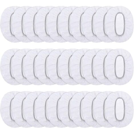 200 protège-oreilles transparents jetables pour la coloration des cheveux, la douche et le bain