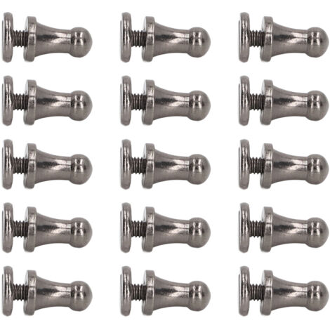 200 Rivets en Laiton 6mm et 4mm pour Réparation de Sac - Fournitures de Sellerie DIY en Diverses Tailles