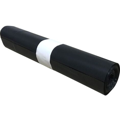 200 sacchi per rifiuti di grande capacità (100 litri) - Con coulisse, molto resistenti all'usura, impermeabili, neri opachi