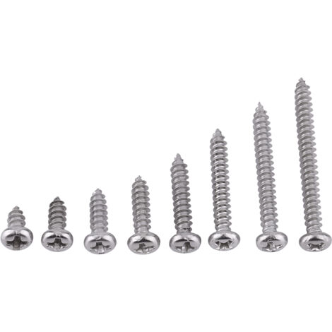 200 selbstschneidende Schrauben aus Edelstahl M3 SS304, Senkkopf, 200 Stück pro Packung