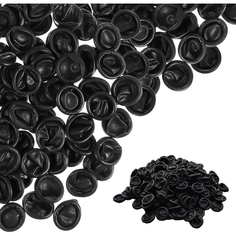 Image of 200 Stück Antistatische Latex Fingerlinge Schwarz Ideal für Kosmetik, Medizin & Mehr Finger Sleeves