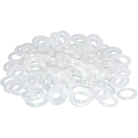 200 Stück Gummi-O-Ringe für Cherry MX-Tastaturen, weiß, groß