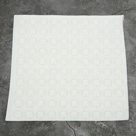 200 transparente, selbstklebende Silikonpads 10 x 3 mm – rutschfest für Möbel und Wohnaccessoires
