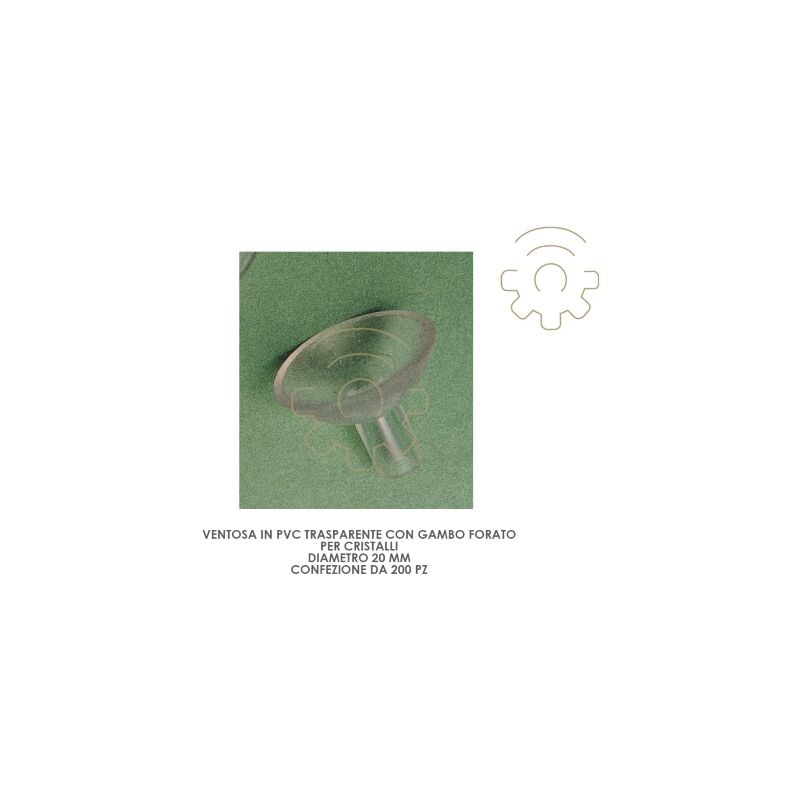 200 ventouses transparentes avec sphA re 15 mm pour les cristaux