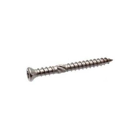 200 Vis 5x50mm Inox A2 Autoforeuse Double Filet PRO tête Torx + 1 embout T25 offert