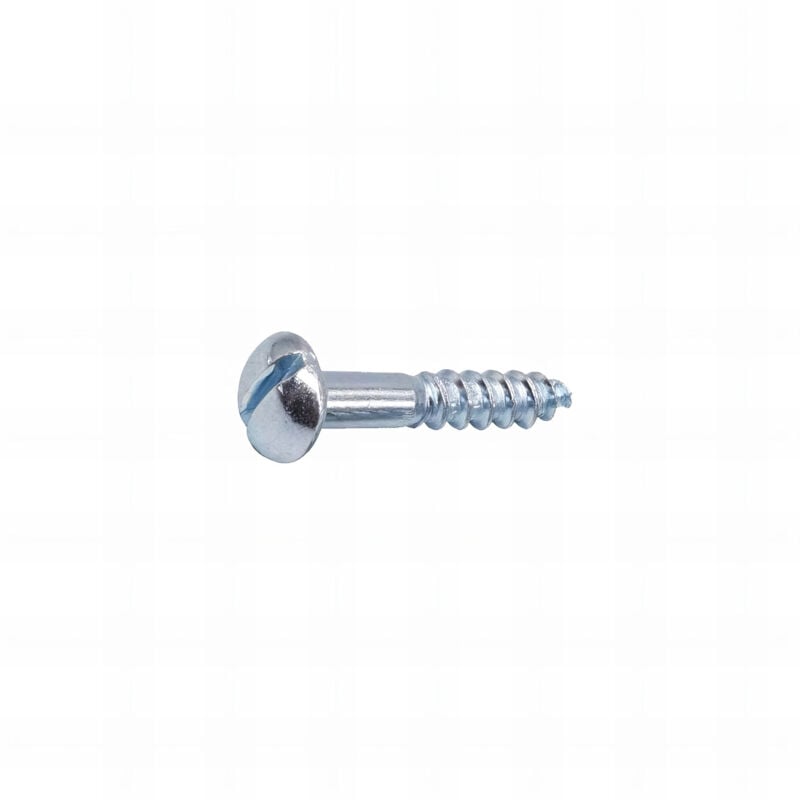 Rotofor - 200 vis à bois tête ronde fendue acier zingués 5.0 x 40