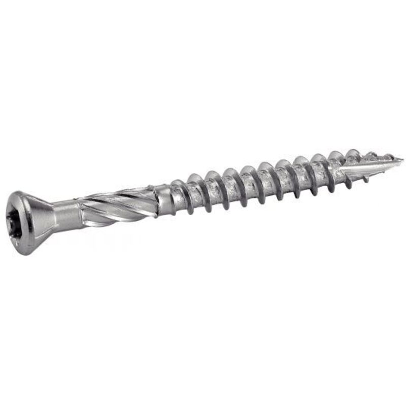 Vis terrasse tête fraisée bombée étroite inox (x200) - ø mm: 4.5 - Long.: 60 mm