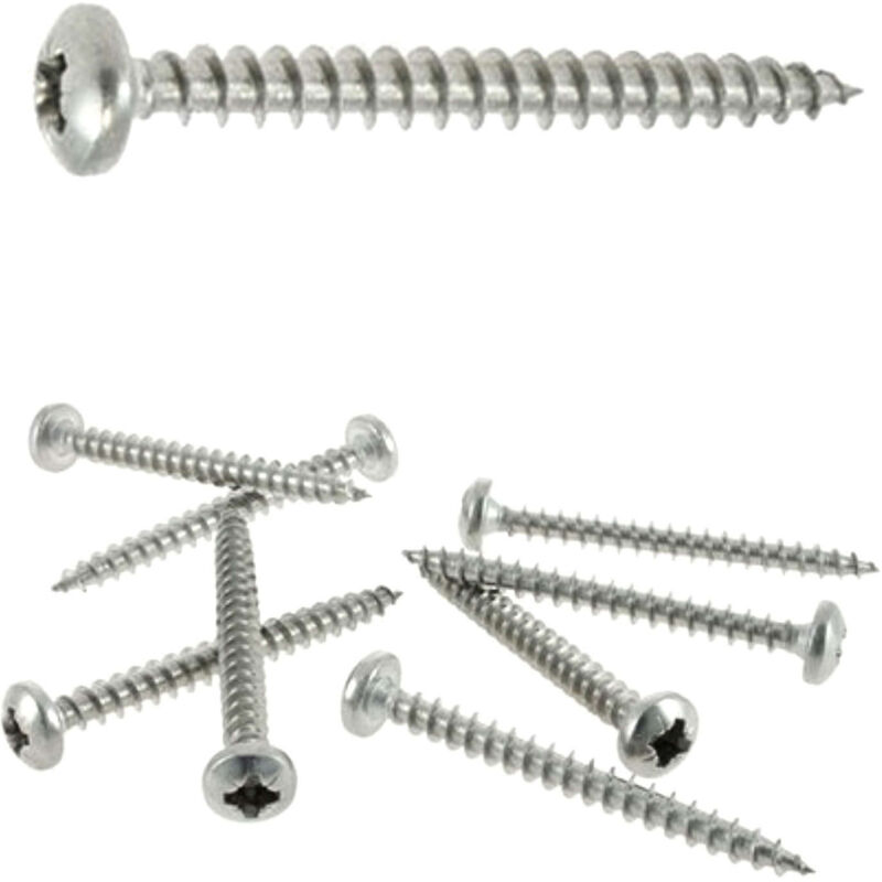 200 vis agglo tête cylindrique pozidriv Inox A2 - Diamètre 3 mm - Longueur 20 mm