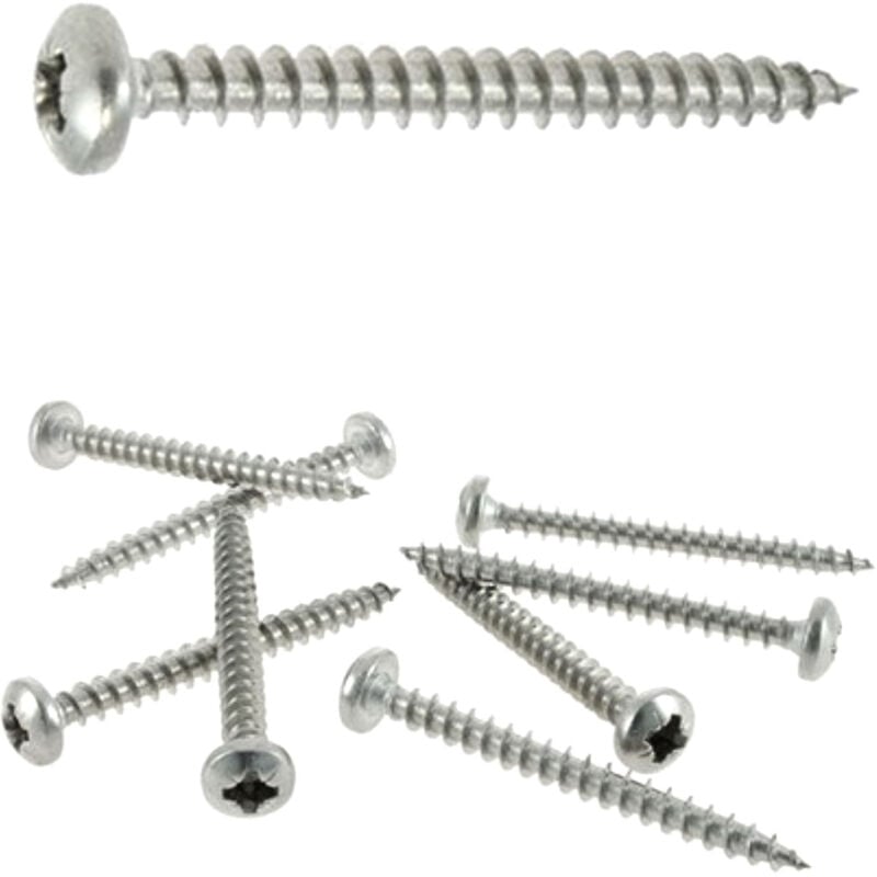 200 Vis Agglo tête cylindrique pozidriv Inox A2 - Diamètre 4,0 mm - Longueur 13 mm