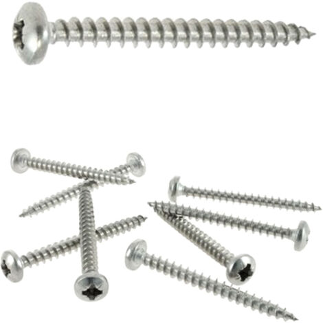 200 Vis Agglo tête cylindrique pozidriv Inox A2 - Diamètre 4,0 mm - Longueur 30 mm mm