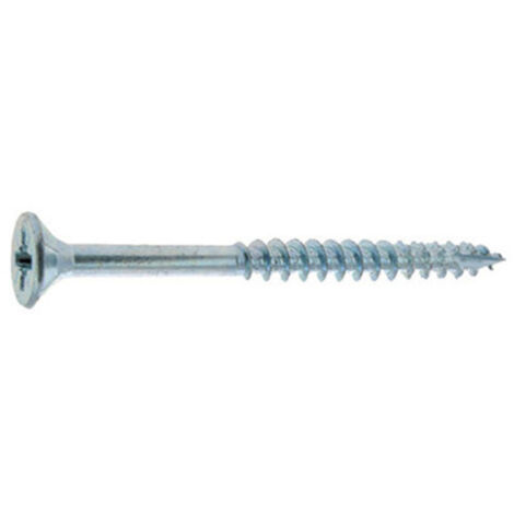 200 vis agglo tête fraisée pozidriv Ailette Cutting filetage partiel 5.0 X 80/48 mm
