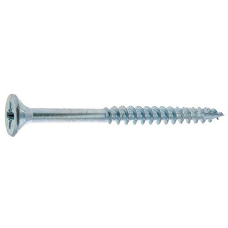 200 vis agglo tête fraisée pozidriv Ailette Cutting filetage partiel 5.0 x 80/48