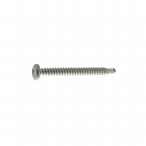 200 Vis autoperceuse inox A2 tête cylindrique pozidriv DIN7504M - diamètre 4,8 mm - Longueur 25,40 mm - Diamètre 4.8 mm
