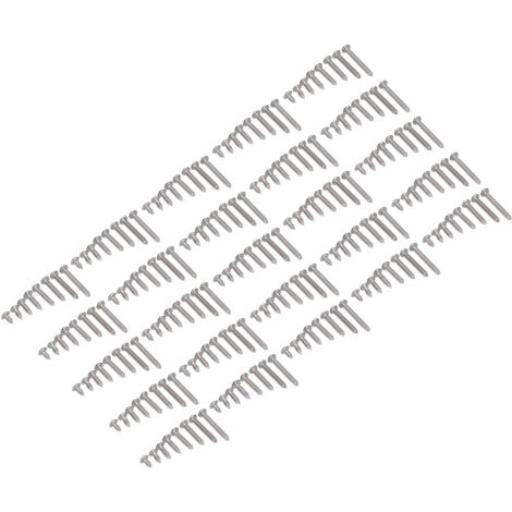 200 Vis autoperceuses en acier inoxydable 304 pour panneaux de bois, tête fraisée cruciforme, lot de 200 pièces