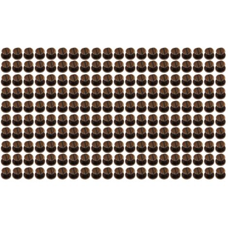 200 Vis de Reliure 9x6.5mm Kit Assorti Rivets Cuivre pour Cuir DIY, Revêtement Uniforme Électrolytique
